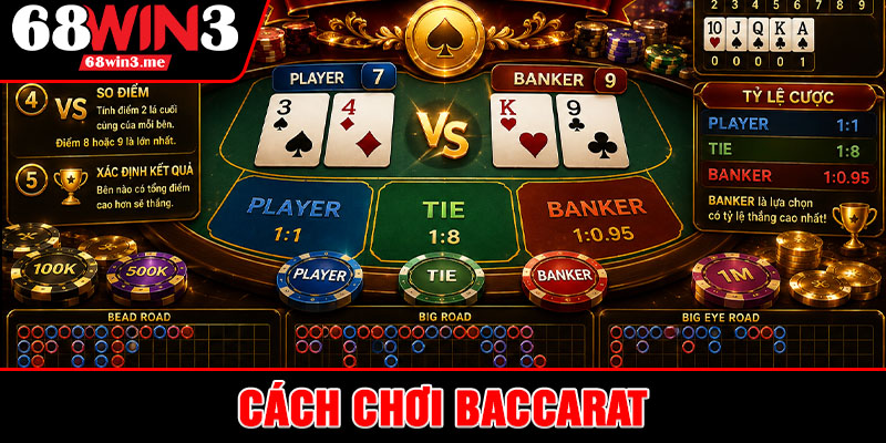 Cách Chơi Baccarat